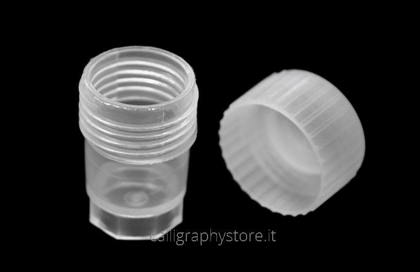 Fiole bouchon à vis avec pipette
