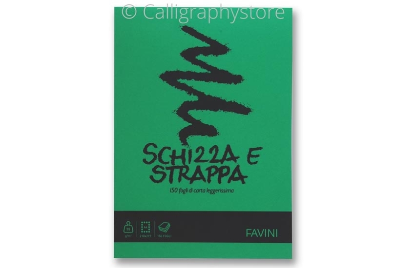 Bloc de papier Schizza e strappa à 55 g