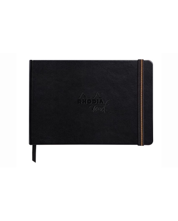 Rhodia album nero Carb'on A5 - landscape